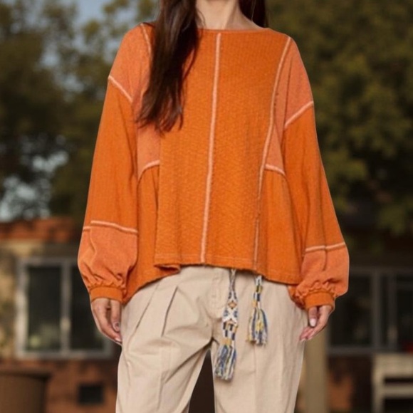 POL Sweater Contrast Pattern
Sweater -Boho Top Large NWT Boutique - Picture 14 of 15